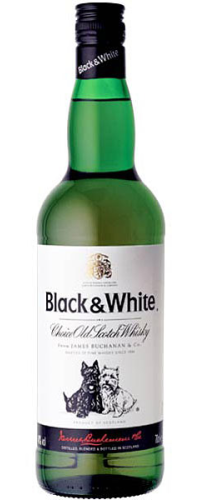 BLACK & WHITE 750ML