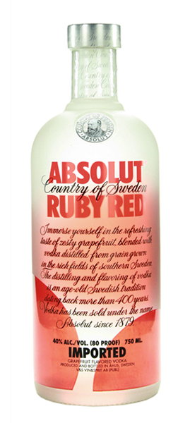 ABSOLUT RUBY RED 750ML